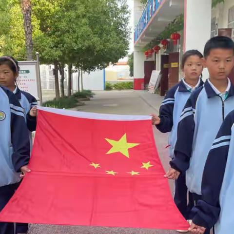 “珍爱生命，预防溺水”主题升旗仪式——示范区林庄小学