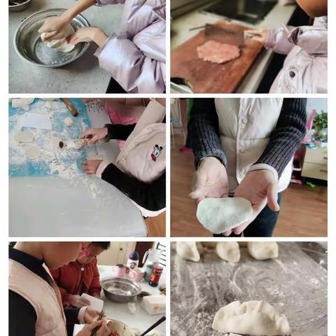 寒假实践活动之包饺子—304中队郑语涵