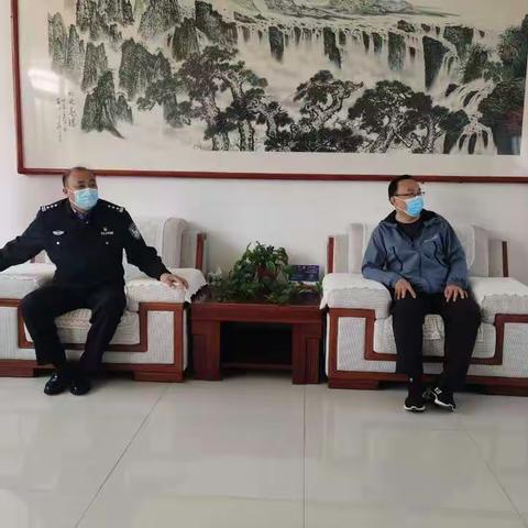 邢荣祖同志到城关派出所调研工作