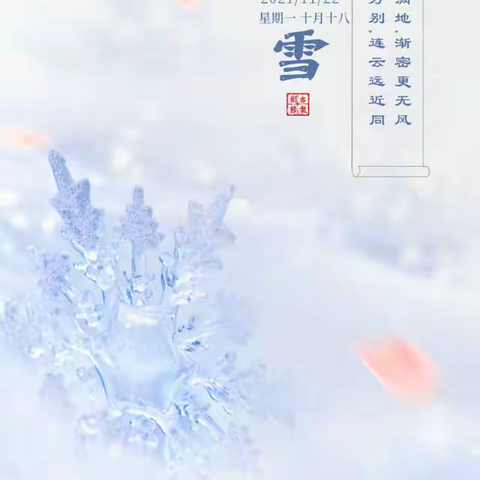 2022年11月22日大大一班“小雪”节气主题活动