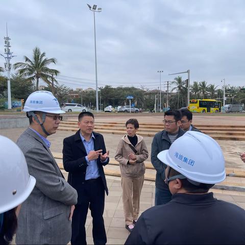 杜欣能副秘书长调研西海岸贯通更新工程