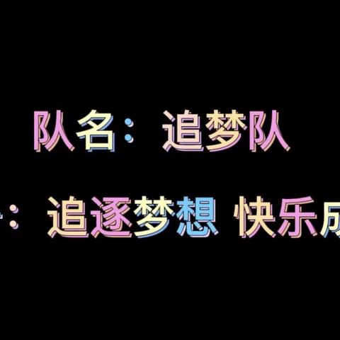 “小团队，大能量”二(7)班追梦队成立了！