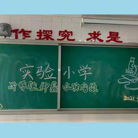 互学习 共进步 促发展——保定市实验小学科学教师基本功考核