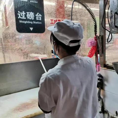 精肉水产节前清洁大扫除