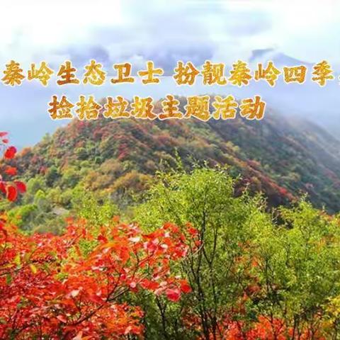 鄠邑区开展“争当秦岭生态卫士、扮靓秦岭四季美景”捡拾垃圾主题活动成效鲜著