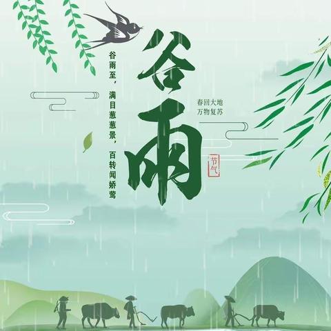 中班组——二十四节气之谷雨