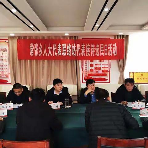 常张乡人大代表联络站开展接待选民日活动