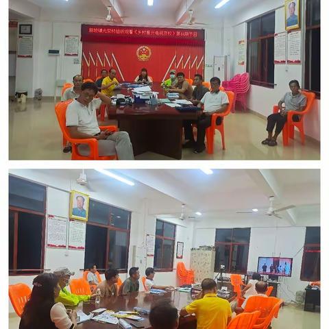 新坡镇光荣村组织观看《乡村振兴电视夜校》第44期