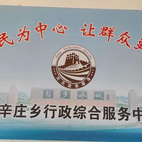 大辛庄乡行政综合服务中心积极开展“政策找人、服务上门”活动