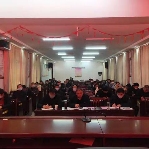 宁阳县堽城镇教育学区召开2020年度教育干部述职述责述廉报告会