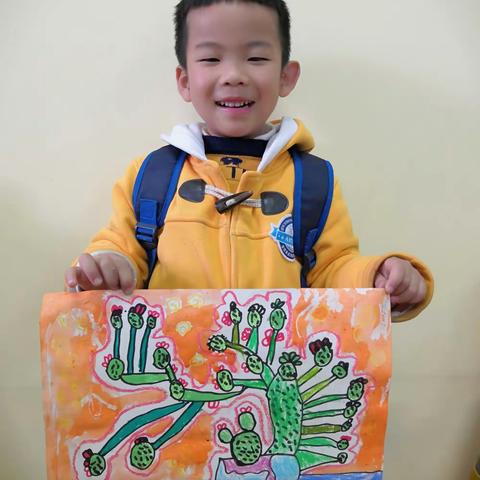 我是小小画家 --- 尹越恒