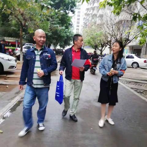 区住保中心同区租赁所开展巩卫和禁燃宣传工作