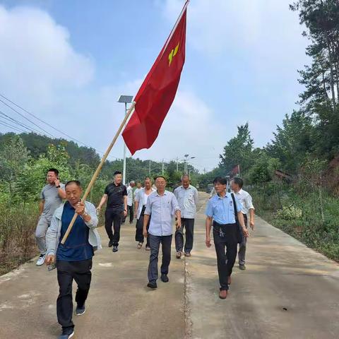 殷棚乡长安村开展“庆七一--永远跟党走”党史学习教育主题活动