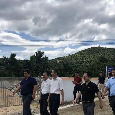 市政府张兆腾副市长检查崖州区小型水库防汛准备工作