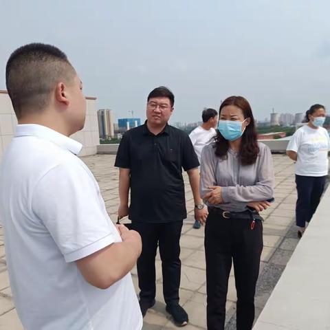 副区长王伟芳调研端午节期间分管领域重点工作