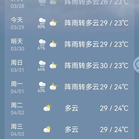 天气记录