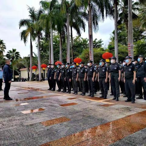 吉阳区教育局2023年校园安保人员培训实况