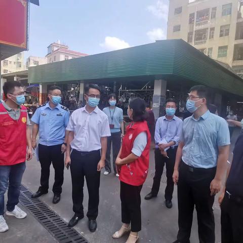 坪地农贸市场综合治理和疫情防控 一周工作汇报