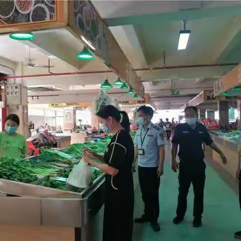 坪地农贸市场综合治理和疫情防控 一周工作汇报