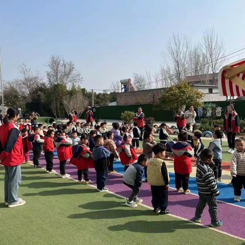 马集镇北门幼儿园“活力无限跳”阳光园操比赛