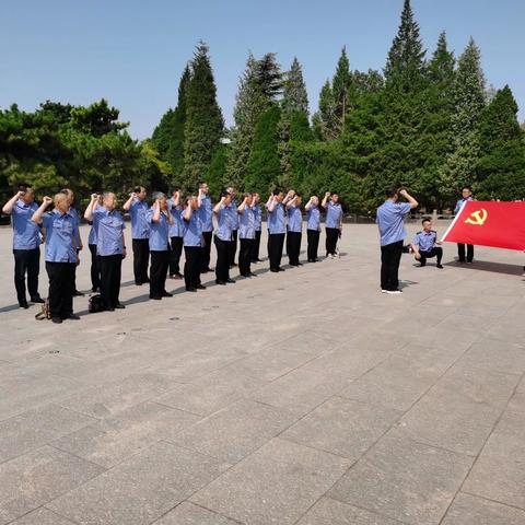 临汾房建供热车间党支部认真组织开展庆祝中国共产党成立101 周年活动