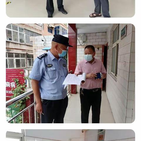 北大派出所对辖区医院开展安全检查