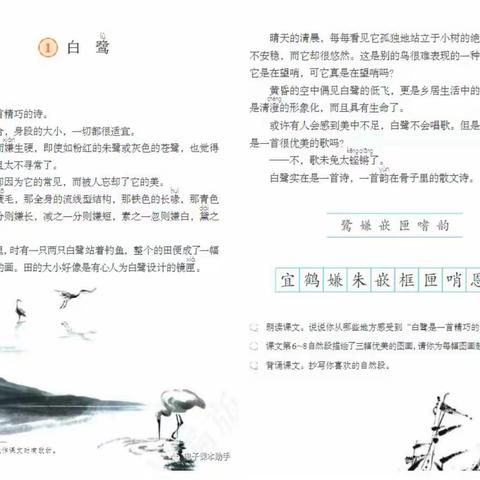 舞动教研旋律，点燃精彩课堂─《白鹭》同课异构活动