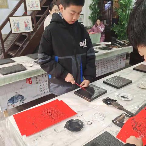 记录2017级鱼跃中队实践活动——印刷术体验