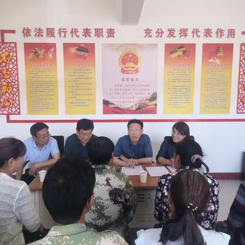 东井岭乡人大代表“进站”履职