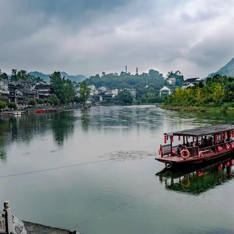 湘西风情2-茶峒边城烟雨中