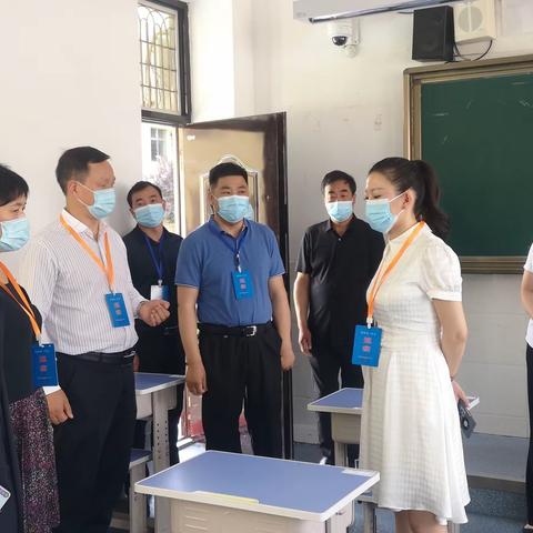 周至县委县政府领导检查高考准备工作