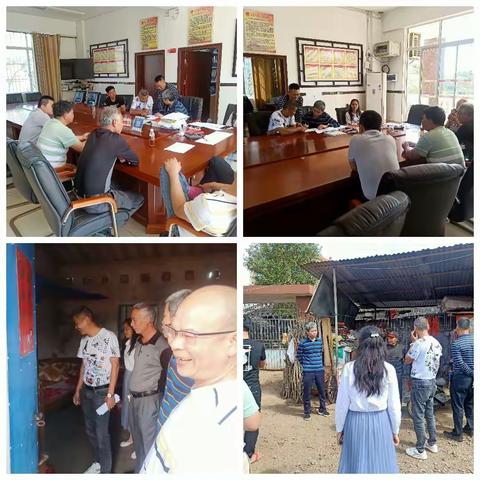 镇工作组到道育指导疫苗接种工作