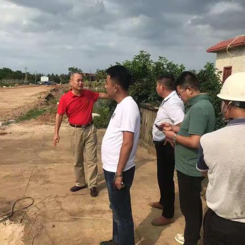 海口市供排水管理处罗海裕副研员现场调研“两河”项目