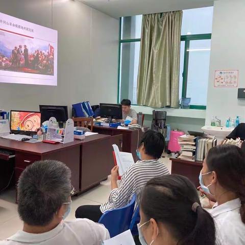 海口市中医医院药学部党支部召开党史学习教育暨支部书记专题党课报告会