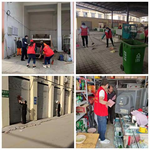 4月12日上午，区政协主席单翔组织开展万泰农贸城创城工作现场评比