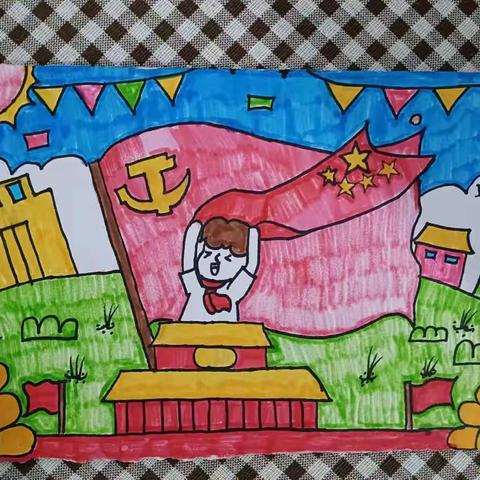 【肥乡区王庄小学】红色育苗之红色主题手抄报