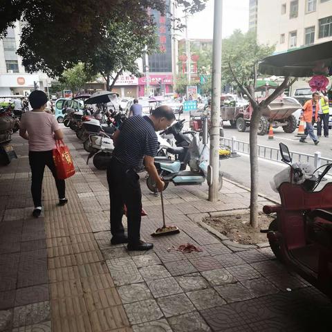 鄠邑区机关事务服务中心开展路长制工作