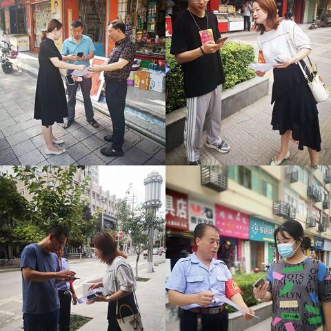 区机关事务服务中心继续在画展街开展健康码查验行动