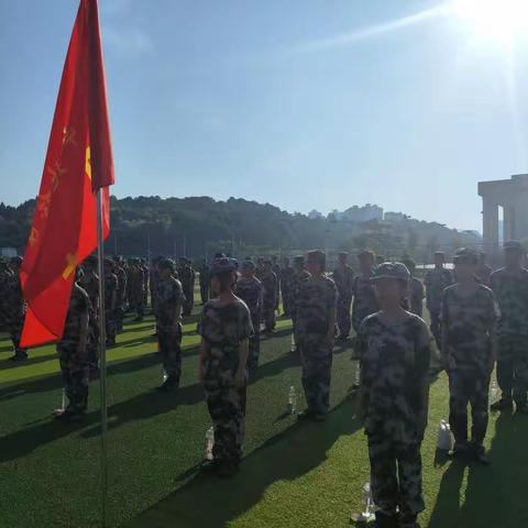 青春的模样---二十二连军训的第五天