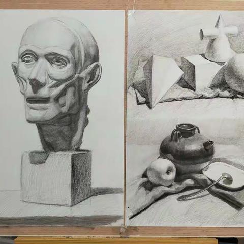 黎源美术第一期素描集训圆满结课啦！