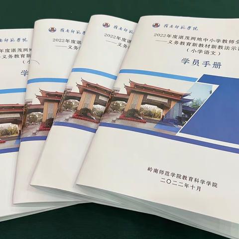 梦想不息，步履不止——记2022年度湛茂两地小学语文教师义务教育新教材新教法示范培训