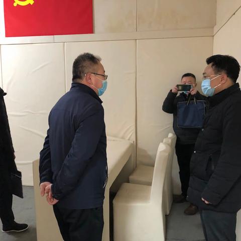 区监委委员朱德良到药山街道检查指导“走读式”谈话安全工作