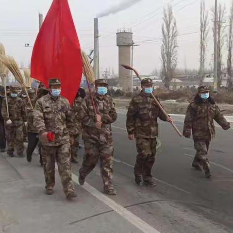 五师八十一团园艺一连12.5志愿者日