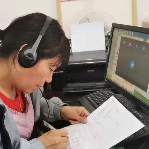马王中学停课不停学八年级网课纪实