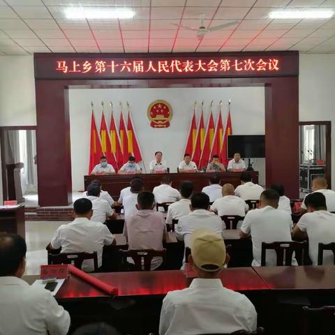 马上乡第十六届人民代表大会第七次会议胜利召开
