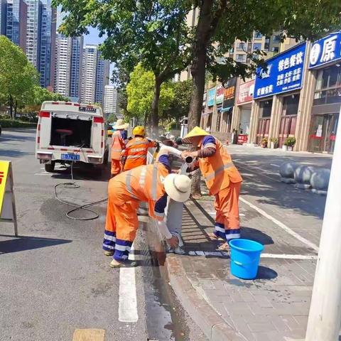 伍家城管系统文明典范城市创建工作日报（8月25日）