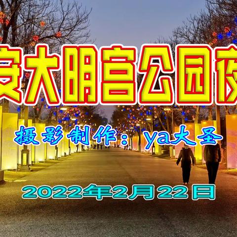 大明宫遗址公园夜景