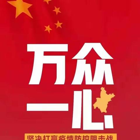 众志成城 共克时艰 中国加油！