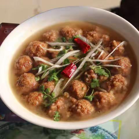 寻立冬养生美食——清真牛肉丸子