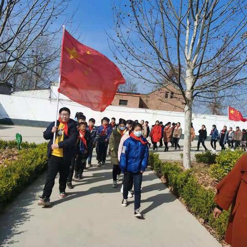 学雷锋，乐助人！                 ——记滑县留固镇付村小学“学雷锋”活动